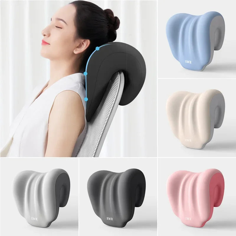“Ergonomic Neck & Nap Pillow – Portable Adjustable Support for Office & Travel”
