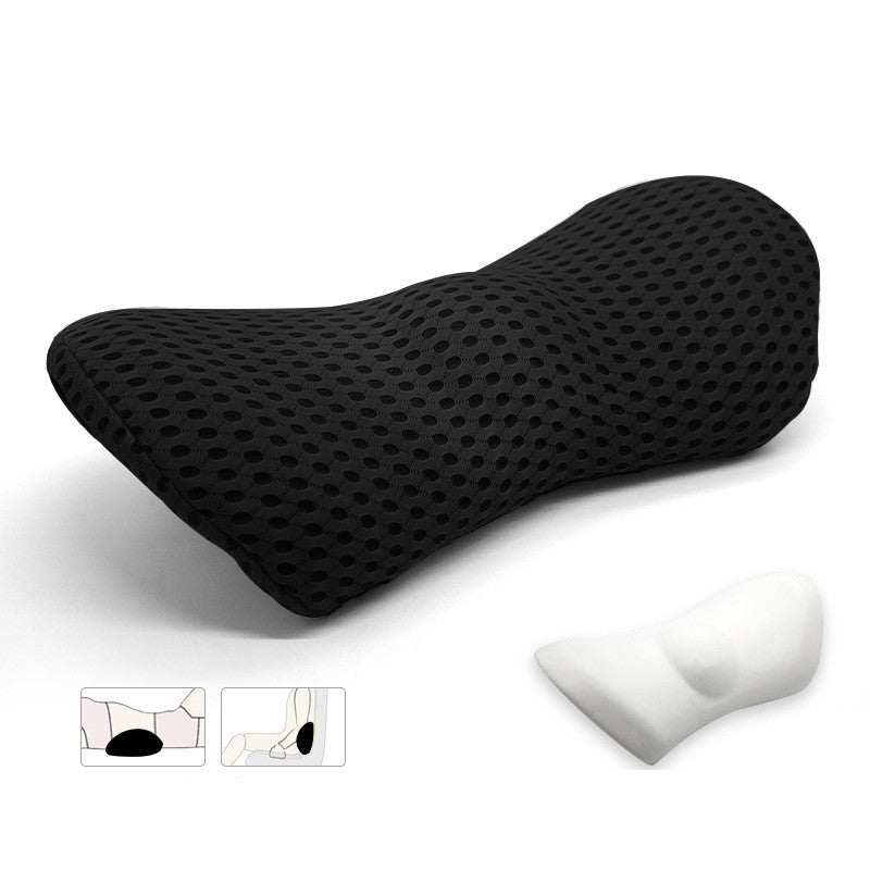“Lumbar Support Pillow – Side Sleepers, Pregnancy, Hip & Sciatica Pain Relief, Car & Chair Cushion”